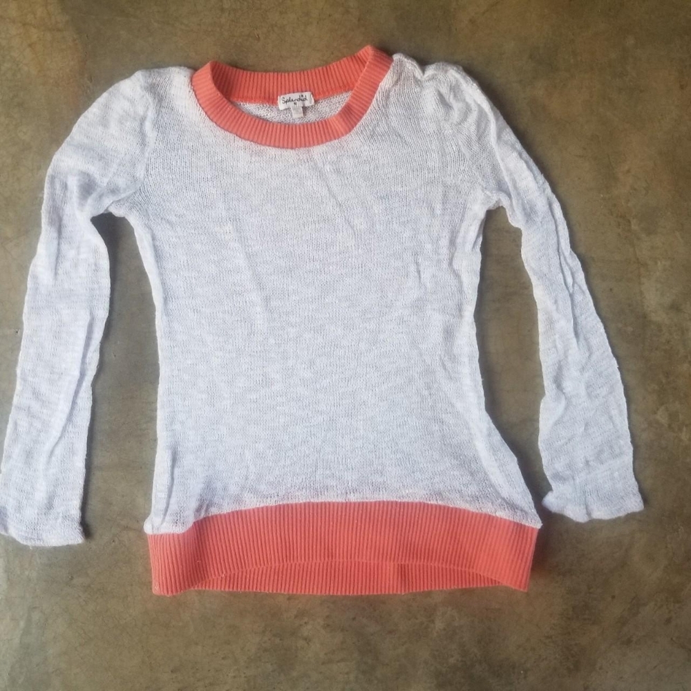 2 For $15 Splendid White Coral Knit Top